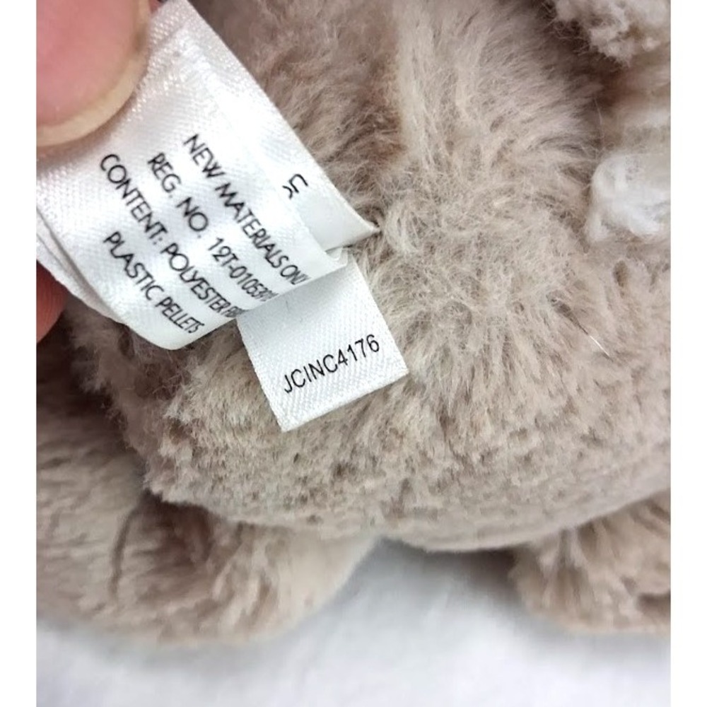 7" Jellycat Small Bashful Bunny Tan Brown Plush Rabbit Mini Stuffed Animal Lovey - Picture 4 of 5